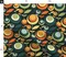 Retro Vintage Floral Geometric Mid Century Modern Atomic Era 1950S 1960S Look Custom Printed Fabric by Spoonflower Various Fabrics by the Yard or Fat Quarter